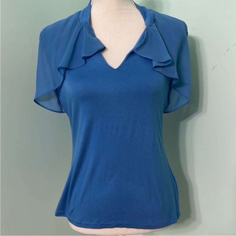 ⭐️ 2 for $15. Antonio Melani Blue Blouse